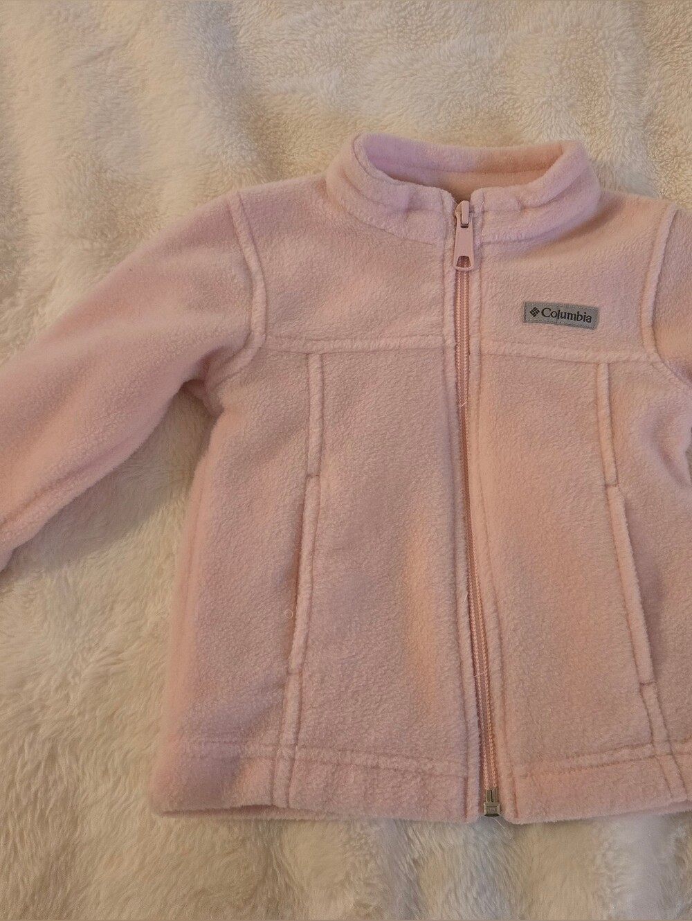 Columbia Kids Pink Fleece Full-Zip Jacket